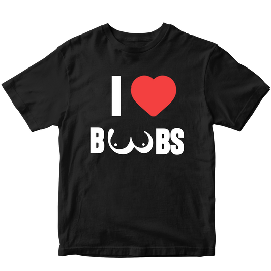 I LOVE BOOBIES T-SHIRT